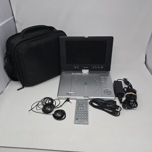 Original Toshiba SD-P2700 Portable DVD Player LCD 8.9" Silver With Carry Bag